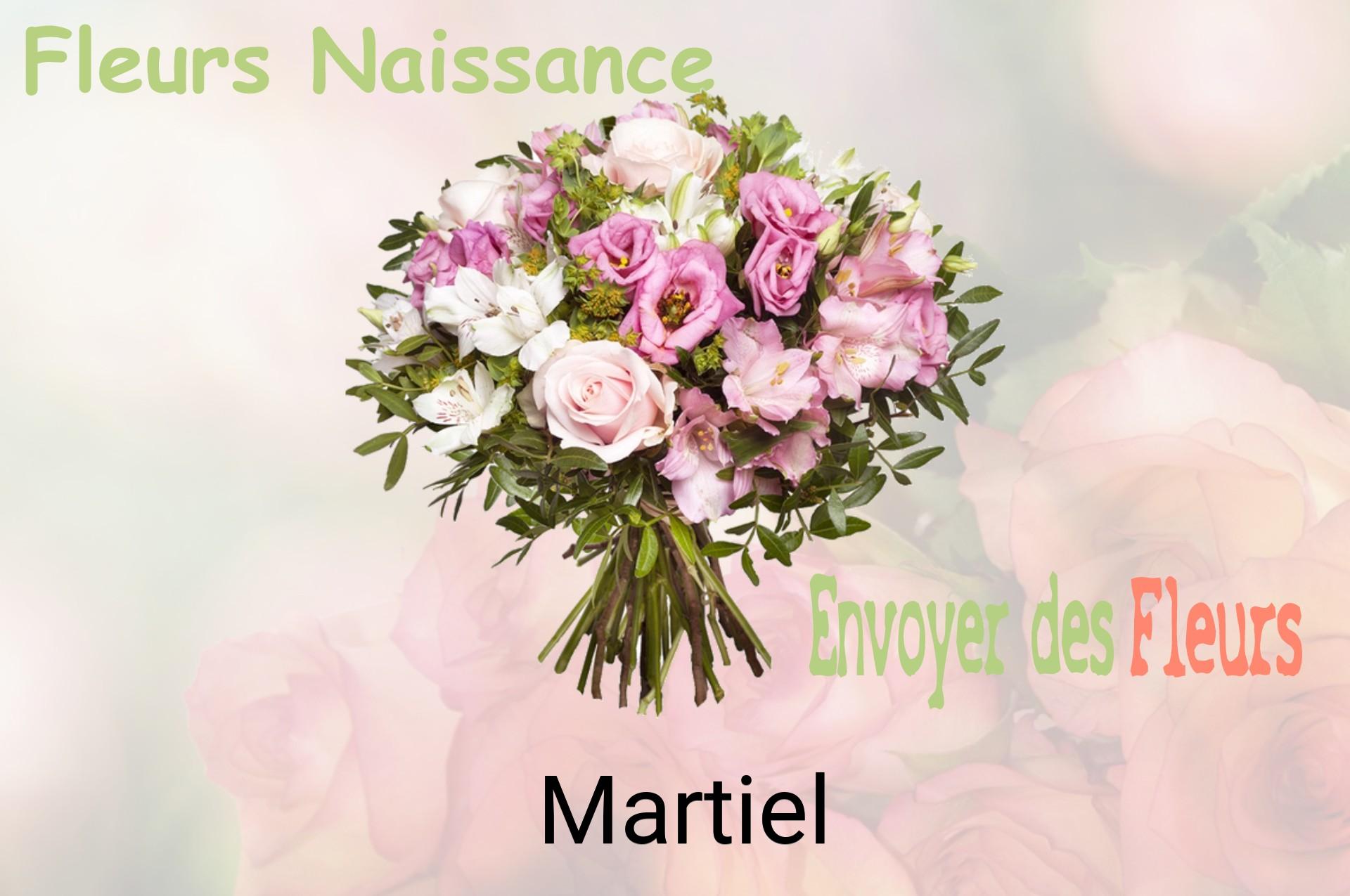 Bouquet de fleurs de naissance livré à Martiel